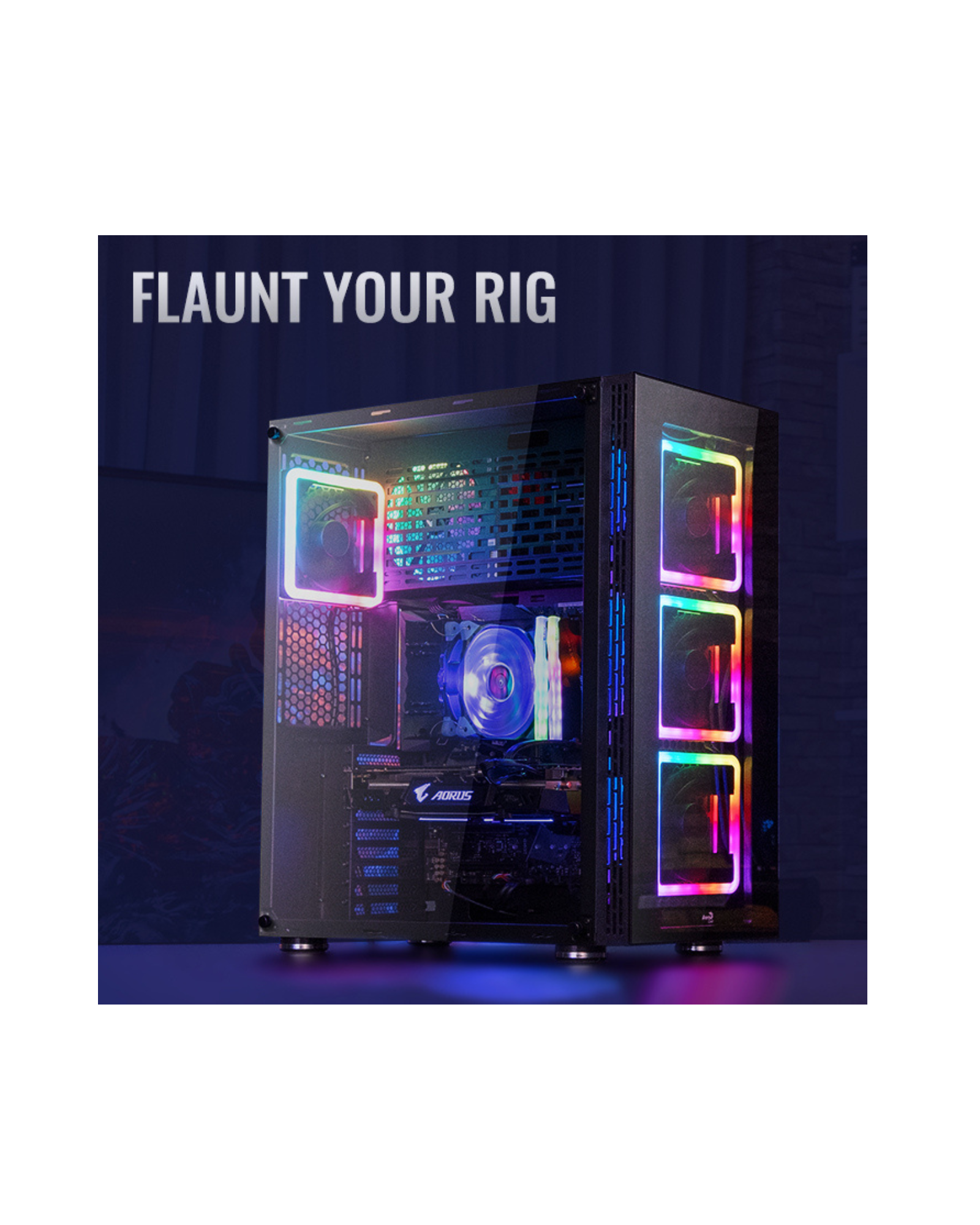 Aerocool Tor Pro ARGB E-ATX Full Tower Case – Black Aerocool Tor Pro ARGB E-ATX Full Tower Case – Black